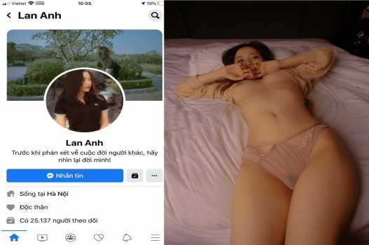 Lan Anh hư hỏng để bị dụ khoe cái lồn ngon